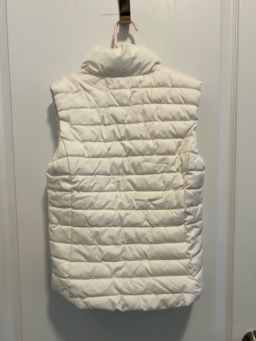 Girls’ Lightweight Quilted Vest - Cream